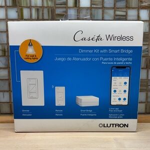 Lutron Caséta Wireless Dimmer Kit with Smart Bridge